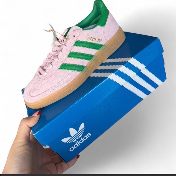 adidas Shoes - Adidas Handball Spezial Pink and Green